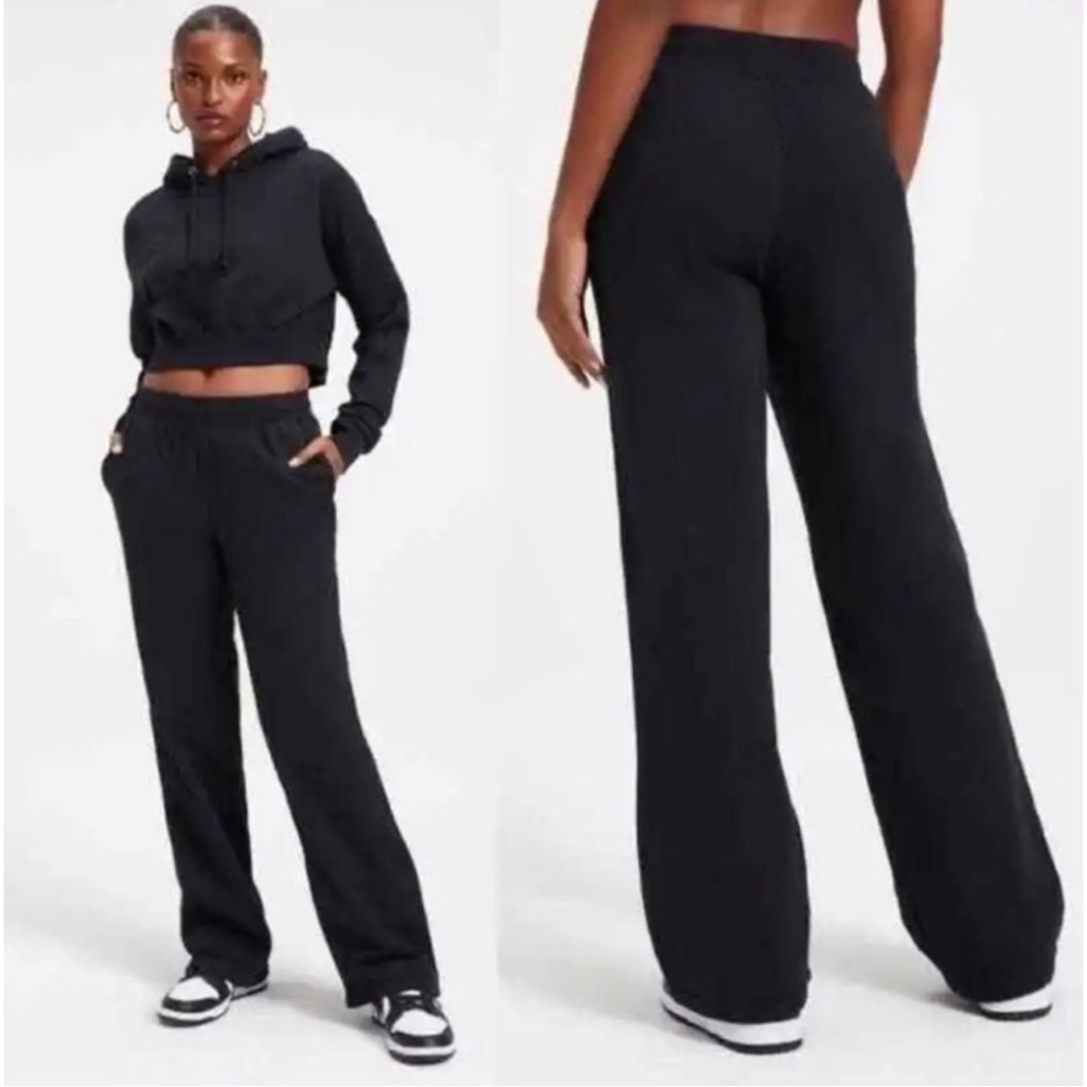 Good American Fleece Black Pants Size XXL - 5